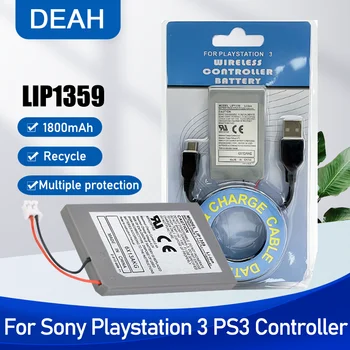 3,7 В 1800 мАч Литий-ионный аккумулятор для Sony PS3 PlayStation3 Геймпад Беспроводной контроллер Замена батареи LIP1359