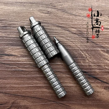 Титановая мини-карманная ручка EDC, Портативная тактическая ручка, Брелок, Ручка, Портативное ожерелье, ручка, Подарочные канцелярские принадлежности