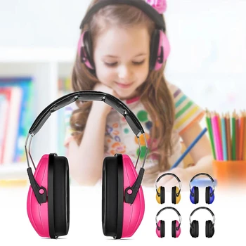 Регулируемые по шуму Детские наушники для защиты слуха, защита ушей, Шумоподавление, безопасность для детей, наушники