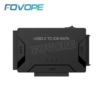 Кабель SATA to USB IDE to USB 3.0 2.0 Sata с адаптером питания 12V 2A для жесткого диска 2,5 3,5 HDD SSD USB IDE Sata Adapter Converter