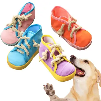 Универсальная жевательная игрушка, Милая скрипучая обувь, жевательная игрушка для собак, Красочная Новая скрипучая игрушка для домашних животных