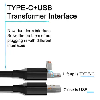Док-станция с USB-портами Plug Play Док-станция Высокоскоростная 4-в-1 Usb/ type-c концентратор Многофункциональная док-станция для ноутбука