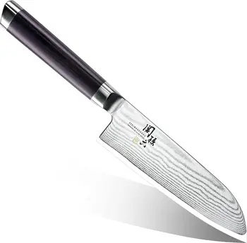 Маленький нож Сантоку Magoroku Damascus 145 мм (AE-5201)