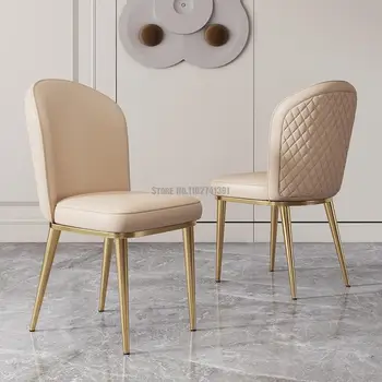 Современные мобильные обеденные стулья, Дизайнерский стул для гостиной, Офисное кресло для мероприятий, постмодернистская белая мебель для балкона Silla Comedor