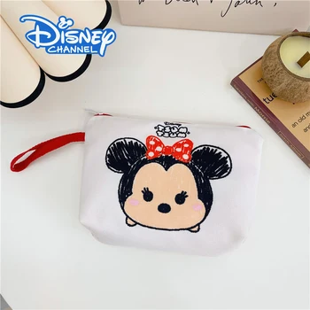 Модный кошелек Disney с Микки и Минни, мультяшная косметичка для девочек, милая сумка-мессенджер, детские подарки