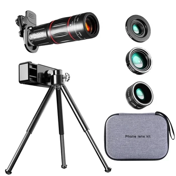 28-Кратный объектив камеры мобильного телефона высокой четкости с телескопическим зумом, макрообъектив для смартфона 