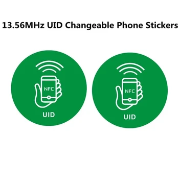 20шт IC UID13.56Mhz S50 Записываемая Этикетка Для RFID NFC Копировального Аппарата С Защитой От Металлических Помех Мультяшные Бирки Телефонные Наклейки Бесконтактная Карта