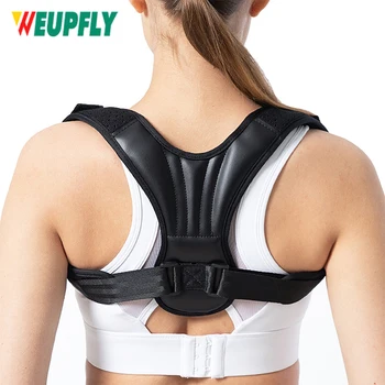 Корректор осанки для Женщин и Мужчин, Регулируемый Бандаж Для верхней части спины, Дышащий выпрямитель для поддержки спины, Обеспечивающий Облегчение боли