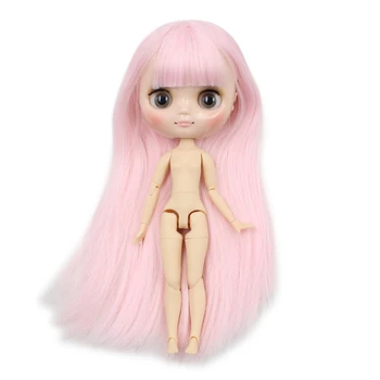 Кукла DBS blyth Middie, совместная кукла, розовые волосы с челкой, 1/8 куклы, 20 см, аниме-игрушка, подарок для девочек каваи