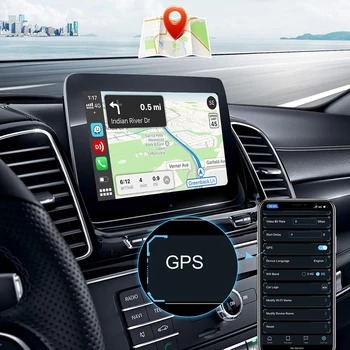 Автомобильный игровой адаптер, совместимый с Wi-Fi и Bluetooth, автоматическое подключение Carplay Box, активатор ключа 4G Carplay, голосовое управление для обновления автомобиля