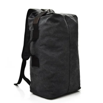 Модный мужской рюкзак большой емкости для путешествий, спортивная сумка на открытом воздухе, холст с приливным течением