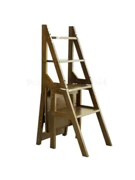 Толстая креативная лестница, бытовой складной многофункциональный стул в елочку, Двухцелевой стул для подъема по лестнице в помещении, передвижной