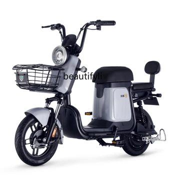 Электрический велосипед 48v24a, маленький скутер для мужчин и женщин, легкий автомобиль с аккумулятором