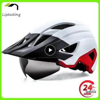 Велосипедный шлем для взрослых 1/2 / 3ШТ, производитель шлемов для верховой езды на открытом воздухе, шлем с магнитными очками и сеткой от насекомых