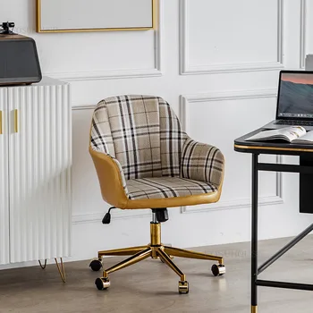 Легкие Роскошные офисные кресла, современное удобное кресло со спинкой, простая офисная мебель, Компьютерный подъемник, Поворотное игровое кресло