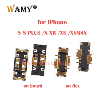 2-20 шт. Внутренний Аккумуляторный разъем FPC для iPhone 8G 8PLUS 8 + 8P 8 PLUS 8X X XR XS MAX XSM XSMAX на материнской плате