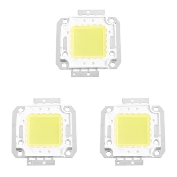3X Белая лампа постоянного тока квадратной формы с чипом COB SMD LED-модуля 30-36 В 20 Вт