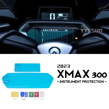 Защитная Пленка для Экрана Приборной панели Yamaha XMAX300 Аксессуары Для Мотоциклов TPU Instrument Film XMAX 300 X MAX X-MAX 2023 Деталь для Дооснащения
