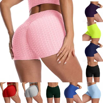 Женские спортивные шорты для активной йоги, шорты с попой, мини-шорты, спортивные леггинсы, спортивная одежда, спортивные шорты для бега с