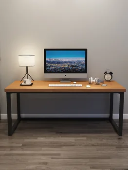 Компьютерный стол из массива дерева Современный домашний стол
