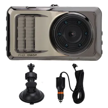 Камера на передней панели с автоматическим включением 120 градусов Широкоугольная камера на приборной панели автомобиля с разрешением 1080P, 3-дюймовое ночное видение высокой четкости для автомобиля