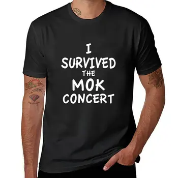 Новая футболка с концертом I SURVIVAL THE MOK, одежда из аниме, спортивная рубашка, блузка, мужские футболки
