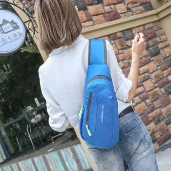 Нагрудная сумка через плечо, маленькая сумка-слинг, легкий рюкзак для мужчин, женщин, детская сумка через плечо для занятий спортом и на открытом воздухе