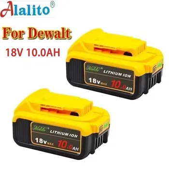 18 В 10Ah для электроинструмента Dewalt Аккумулятор для Dewalt DCB180 DCB181 DCB182 DCB201 DCB201-2 DCB200 DCB200-2 DCB204-2