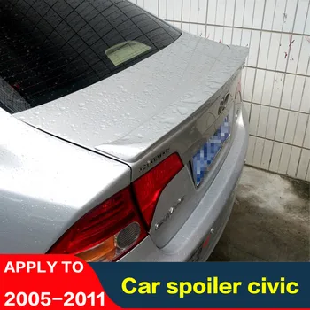 Для старого Honda Civic Спойлер Высококачественный материал ABS Багажник автомобиля Заднее Крыло Хвостовой плавник Декоративные Аксессуары Обвес 2005-2011