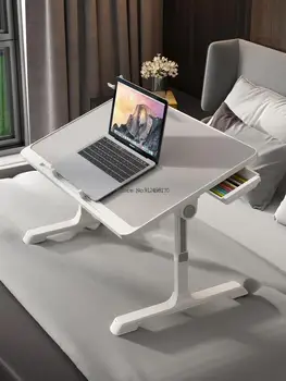 Подъемный складной маленький столик-кровать, письменный стол с эркером, ленивый столик для ноутбука, домашний прикроватный столик, письменный стол в спальне, сидящий на полу с