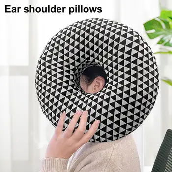 Подушка от воспаления ушей Удобные подушки для пирсинга для спящих на боку, облегчающие давление от боли в ушах с помощью Single for Sleeping