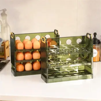 Коробки для яиц в холодильнике, Реверсивный лоток для хранения яиц, Боковая дверца бытового холодильника, Стеллаж для хранения кухонных принадлежностей