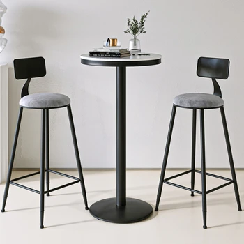 Высокие уличные Современные барные столы, круглая стойка для кофе, столы для коктейльного бара, Уличная мебель для напитков Beistelll Tisch Мебель SR50BT