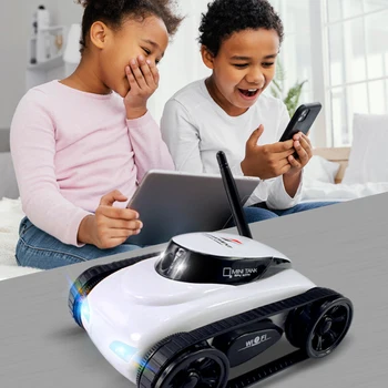 Мобильное приложение для управления игрушечной машиной-танком с камерой, передача видео, Детский пульт дистанционного управления игрушечной машиной-танком, датчик силы тяжести