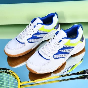 Мужская обувь для бадминтона, спортивная комфортная обувь для фитнеса в помещении, женская обувь для профессионального тенниса для тренировок