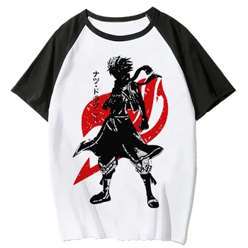Футболки Fairy Tail, женская уличная одежда Y2K, аниме-футболка, женский комикс, забавная одежда y2k
