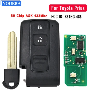 YOUBBA С ЧИПОМ 4D-B9, 2 кнопки, Спрашивающие 433 МГц Keyles Go Remote Key для Toyota Prius 2004-2009 ID: B31EG-485 M0ZB31EG/MOZB31EG