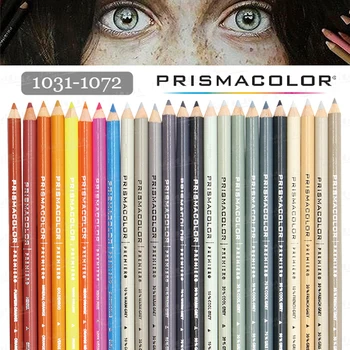 1ШТ Американский Prismacolor PC1031-1072 Масляные цветные карандаши Художественные принадлежности для рисования эскизов взрослым маркером для раскрашивания