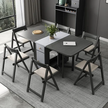 Современный мобильный складной обеденный стол Nordic Organizer, новые классические ножки офисного стола, 75 см, роскошная мебель для гостиной, выполненная в стиле Mesa.