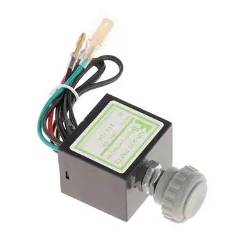 Электронный термостат автомобильного кондиционера 10A, поворотный переключатель, регулятор температуры C-25 ° C