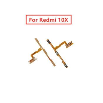 для Xiaomi Redmi Note 9 Гибкий кабель питания громкости Боковая кнопка включения выключения Гибкий кабель для Redmi 10x 4G Запасные части для ремонта