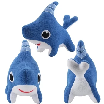 11-дюймовая плюшевая игрушка Shark Dog Shark Dog Мягкие игрушки Голубая акула Мягкие игрушки Плюшевые игрушки для маленьких мальчиков и девочек Подарок на День рождения ребенку