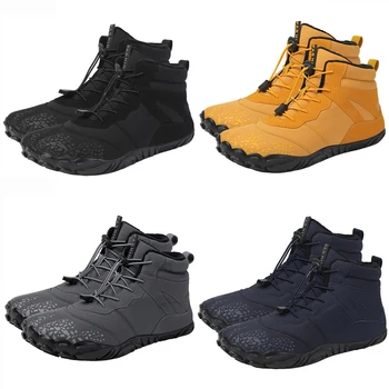 Теплая походная обувь, удобные водонепроницаемые походные ботинки, ветрозащитные зимние ботинки для активного отдыха осенью и зимой