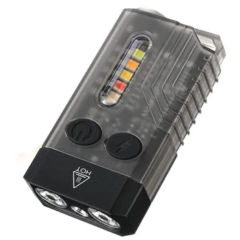 Перезаряжаемый карманный фонарик Светодиодный фонарик 13 режимов освещения 1000 люмен IPX4 Mini Flashlight