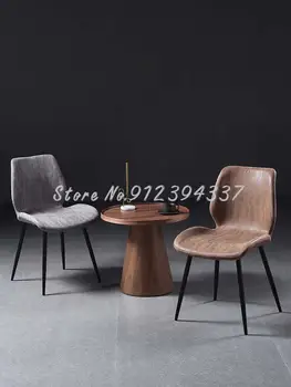 Современный обеденный стул в скандинавском минимализме с сетчатой красной спинкой, легкий обеденный стол с роскошной домашней технологией, стул для ресторана