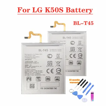 Высококачественный Аккумулятор 4000 мАч BLT45 BL-T45 Для LG K50S 2019 LMX540HM X540 X540EMW BL T45 Для телефона Bateria + Инструменты, В наличии