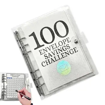 100 Экономия на конвертах Блокноты Challenge Экономят 5050 на бюджетном планировщике для составления бюджета и экономии денег с помощью конвертов для наличных денег