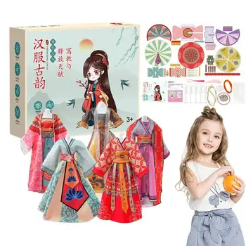 Модный дизайнерский набор для девочек, обучающая одежда для малышей, Набор игрушек для детей, модные игрушки для малышей, игрушка для ролевых игр для детей старше 3 лет
