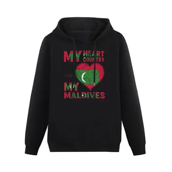 My Heart, Моя страна, Мои Мальдивы, мужская хлопковая толстовка с капюшоном 6XL, осенний уличный пуловер, толстовка, повседневная толстовка в стиле хип-хоп
