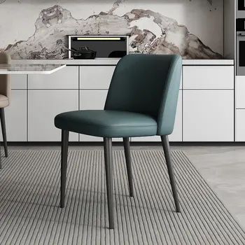 Обеденные стулья для кухни в скандинавском стиле, Элегантный дизайн, Стулья для отдыха в спальне, Игровые стулья для макияжа, мебель для балкона El Hogar